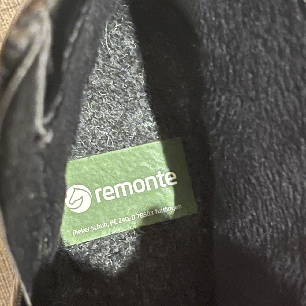 Remonte Brown & Black Booties, size 38 - Picture 4 of 5